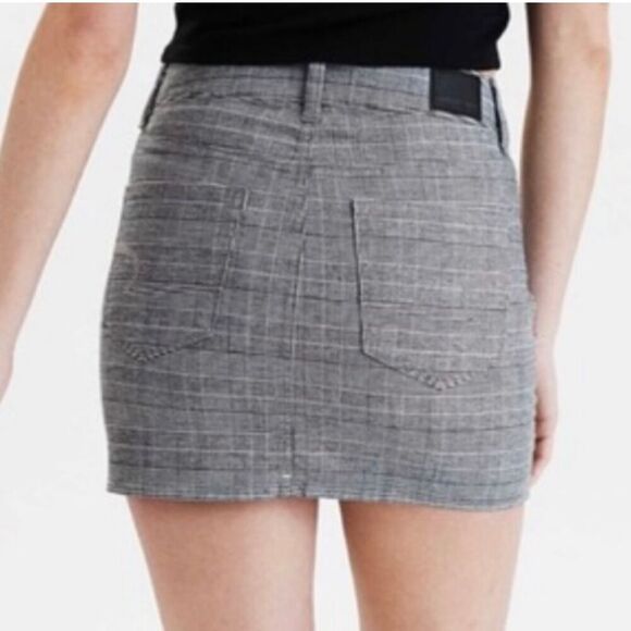 American Eagle Plaid Hi-Rise Super Stretch Mini Skirt size 4 Long NEW - Picture 11 of 11